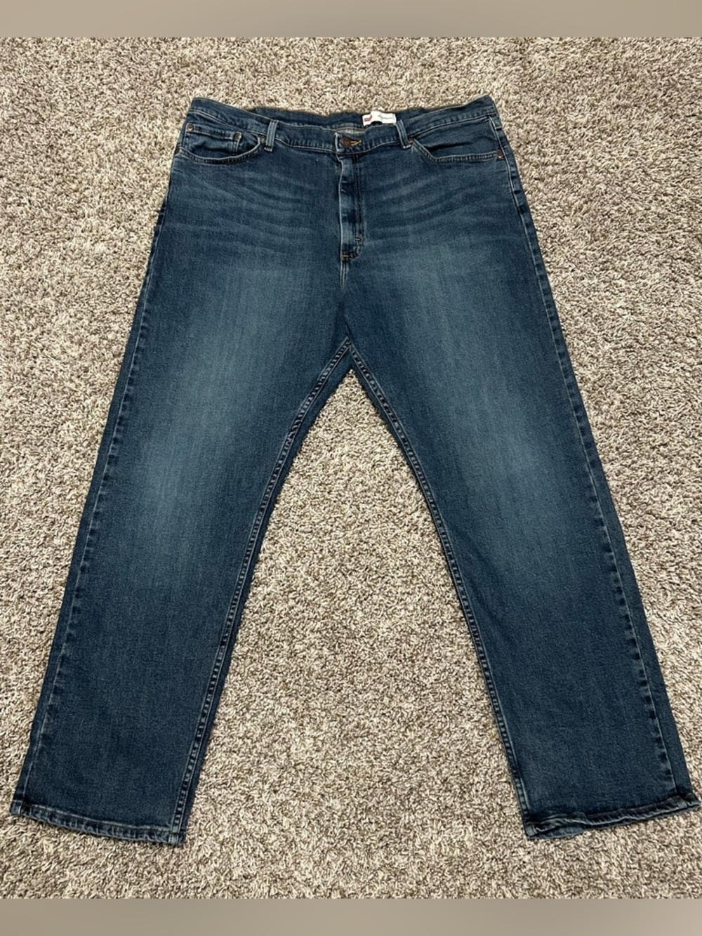 Wrangler Men’s Jeans Regular Fit Blue Denim Pants Size 40x32